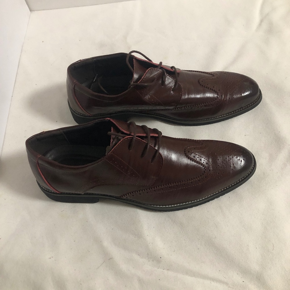 Custom Italian Burgundy Leather Wingtip - 38
Sold